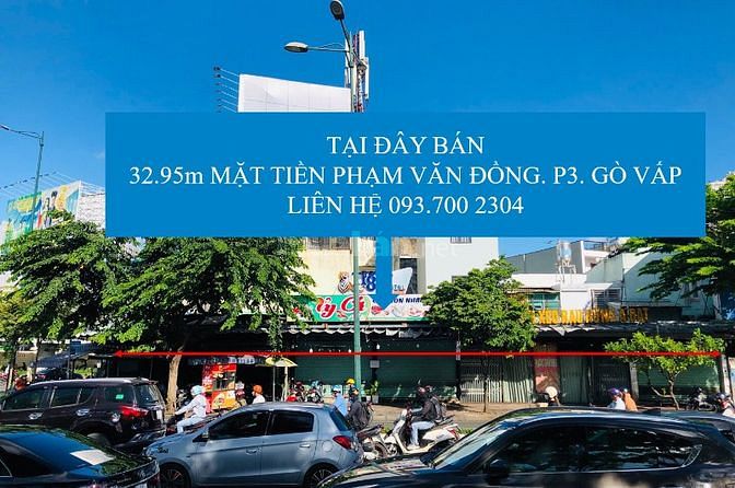 Cần bán nhà mặt tiền ,đường Phạm Văn Đồng, P3, Gò Vấp dt 141.2m2.