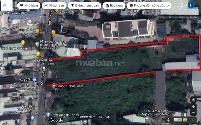 5034m2 đất 2 Mặt Tiền An Dương Vương, Phường 16, Quận 8 TP Hồ Chí Minh