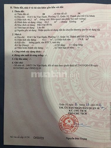 BÁN NHÀ KINH DOANH 2 MẶT TIỀN HẺM Ô TÔ SƯ VẠN HẠNH Q10