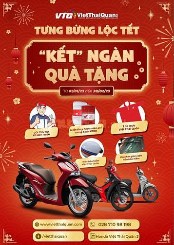 HEAD VIỆT THÁI QUÂN 3 TƯNG BỪNG LỘC TẾT - KẾT NGÀN QUÀ TẶNG