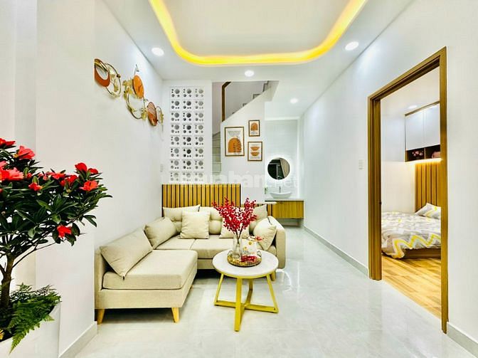 nhà ĐẸP Nguyễn Kiệm 1 lầu 3PN Full nội thất giá chỉ 4.5 tỷ
