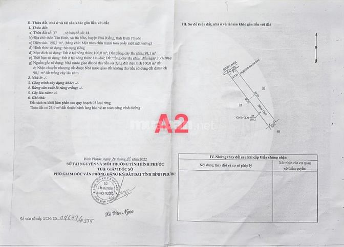 Bán 15 lô đấ ở đường DT 741 gần hồ Long Tân lô ngang 10m giá 480tr