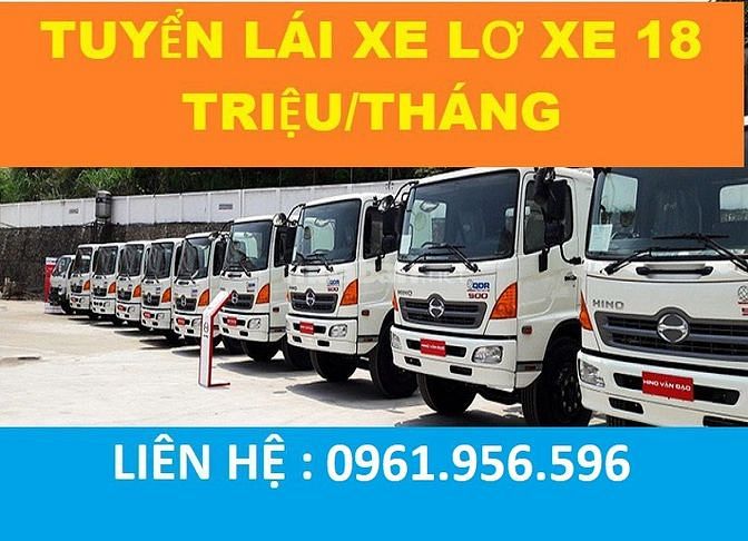TPHCM>>Tuyển Tài Xế Lái Xe, Lơ Xe , Phụ Kho 18Tr/Tháng