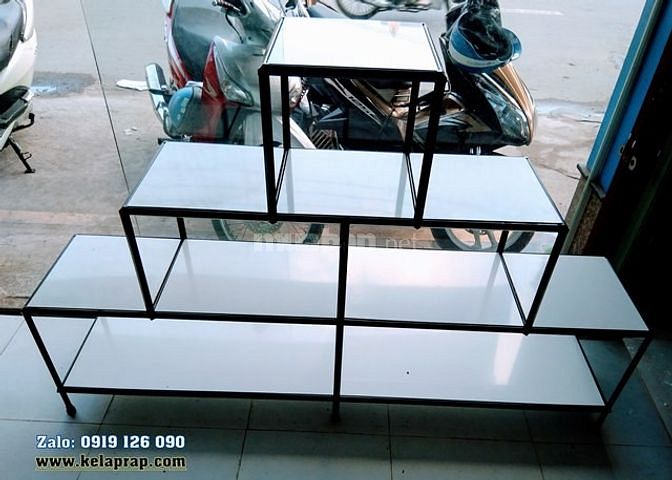 Khung kệ lắp ráp-Giá treo đồ-Kệ hộ chợ-Kệ gốm sứ-Giá hàng mây tre lá