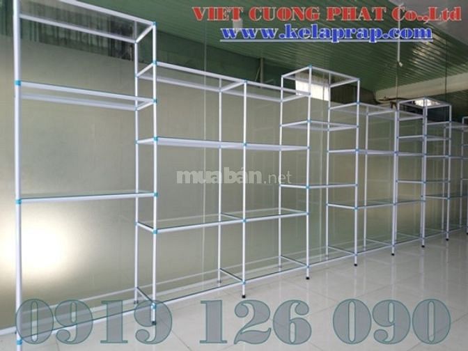 Khung kệ lắp ráp-Giá treo đồ-Kệ hộ chợ-Kệ gốm sứ-Giá hàng mây tre lá