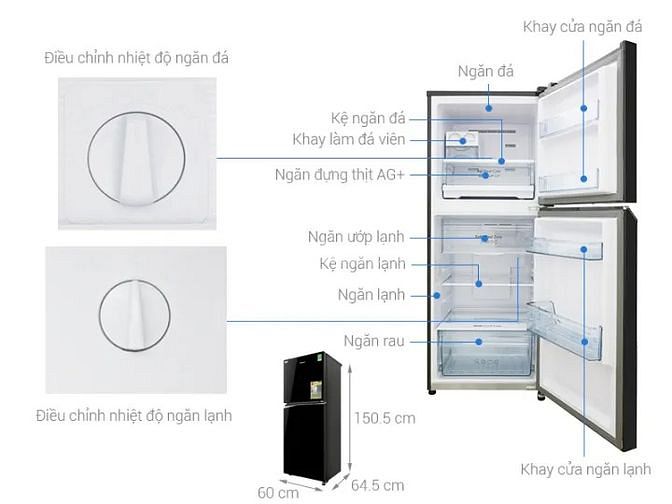 Tủ lạnh Panasonic Inverter 268 lít NR-BL300PKVN