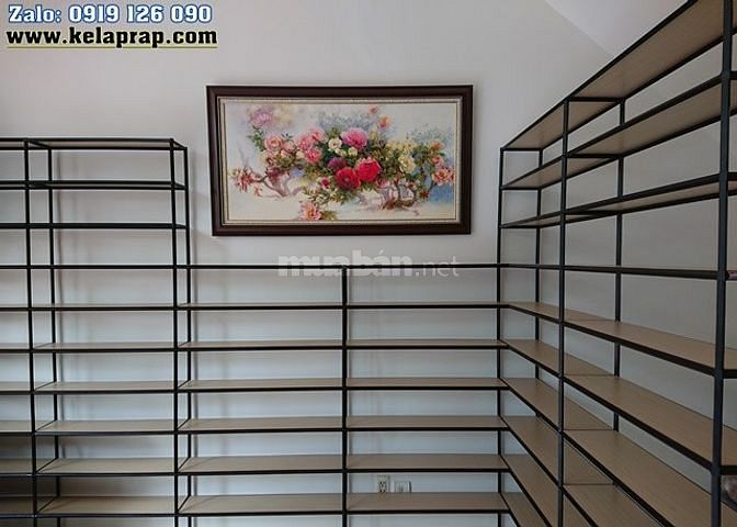 Khung kệ lắp ráp-Giá treo đồ-Kệ hộ chợ-Kệ gốm sứ-Giá hàng mây tre lá
