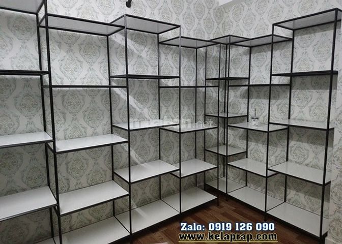 Khung kệ lắp ráp-Giá treo đồ-Kệ hộ chợ-Kệ gốm sứ-Giá hàng mây tre lá