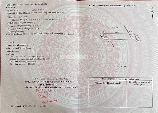 Bán xào đất cạnh KCN Becamex Đồng Phú tiện kinh doanh Nhà Xưởng đg 12m