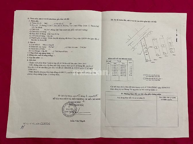 Bán nhà phố mặt tiền Tân Chánh Hiệp 25, Phường Tân Chánh Hiệp, Quận 12