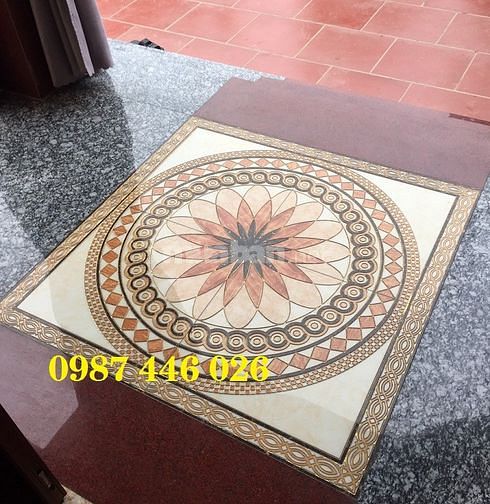 Gạch thảm vuông chiếu nghỉ hoa vuông HP87
