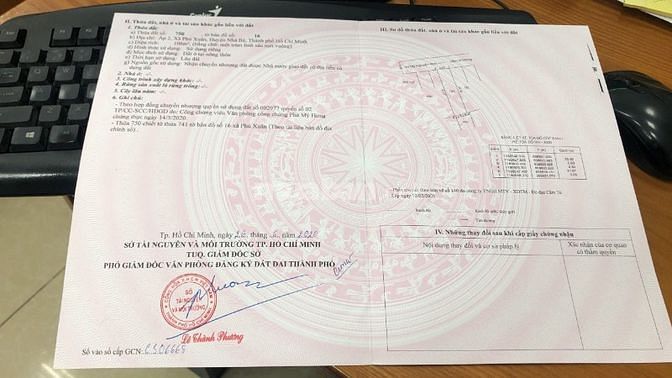 Bán lô đất full thổ cư, hẻm xe hơi nguyễn bình, 5x21, XD ngay,sổ riêng
