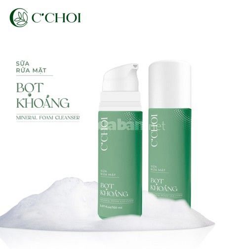 Sữa rửa mặt bọt khoáng C'Choi 