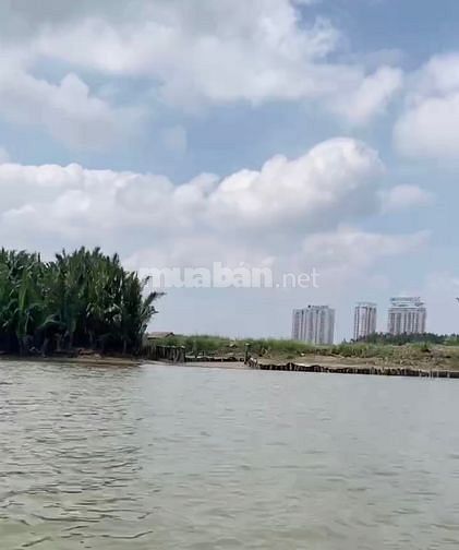 Bán đất mặt tiền sông Rạch Đĩa hơn 100m, Ấp 4 Xã Phước Kiển, H.Nhà Bè