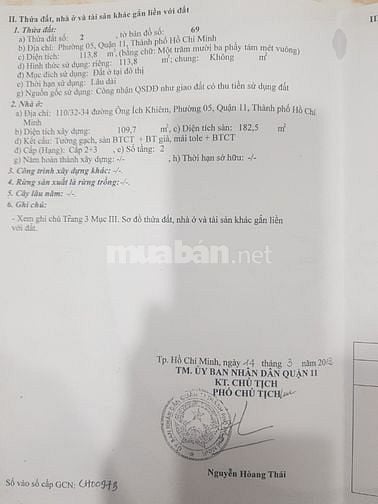 Nhà 2mặt tiền ông ích khiêm gần đầm sen