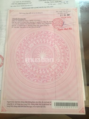 Chính chủ cần bán đất Nguyễn Tuân, Gò Vấp