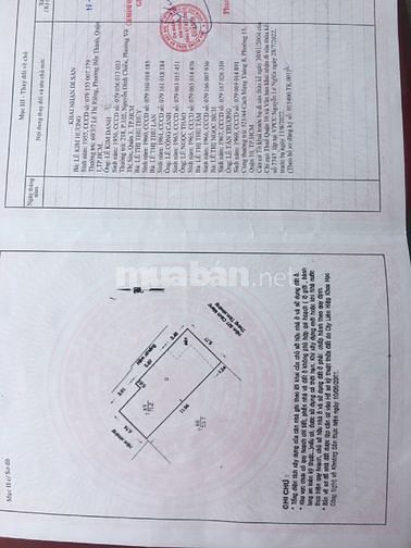 Cần bán nhà góc 3 mặt tiền hẻm 