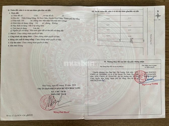 Cần Bán Đất 2 M Tiền Đường bê tông (3,5 m )
