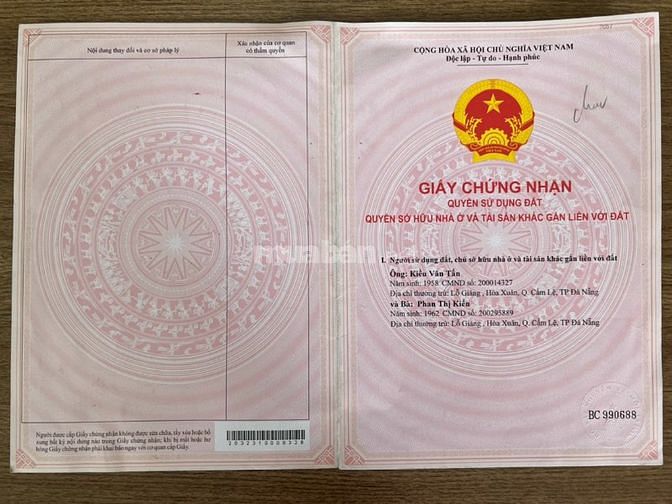 Cần Bán Đất 2 M Tiền Đường bê tông (3,5 m )