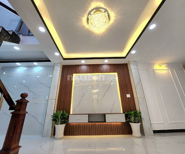 Nhà mới, 1trệt, 1lầu, 4,2mx12m. DTSD 100m2, Hẻm 314 Âu Dương, 5,3 tỷ 