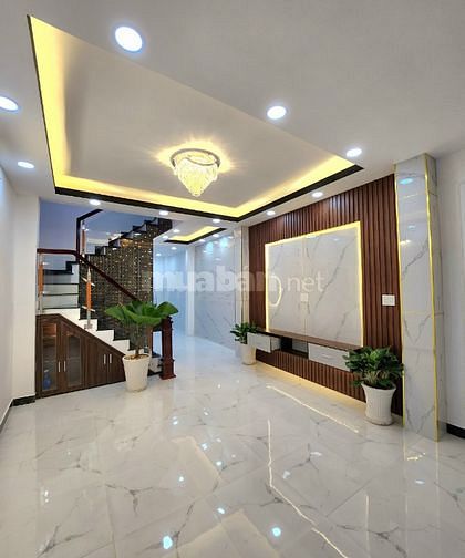 Nhà mới, 1trệt, 1lầu, 4,2mx12m. DTSD 100m2, Hẻm 314 Âu Dương, 5,3 tỷ 