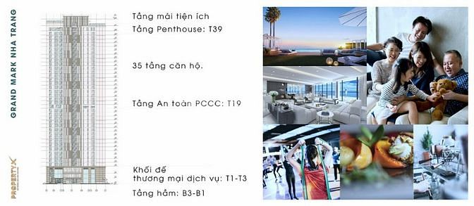 ngạc nhiên căn hộ Grand mark an cư nghỉ dưỡng có sổ tại Nha Trang