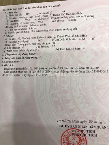 Cần bán nhà mặt tiền ngay chợ Giản Dân