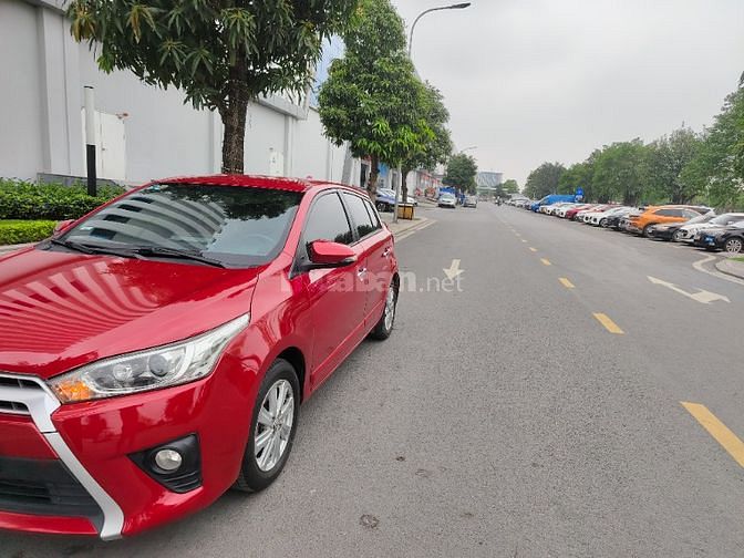 Cần bán xe Toyota Yaris 1.3G, sx 2014, màu đỏ, nguyên bản, chính chủ