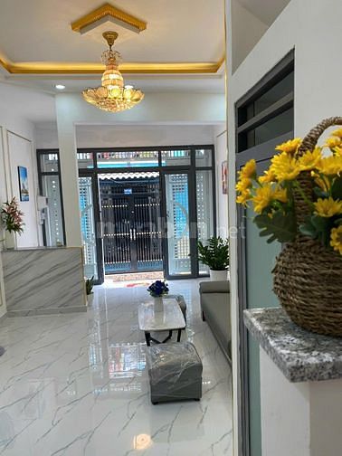 Nhà mới, 1trệt, 1lầu, 4,2mx12m. DTSD 100m2, Hẻm 314 Âu Dương, 5,3 tỷ 