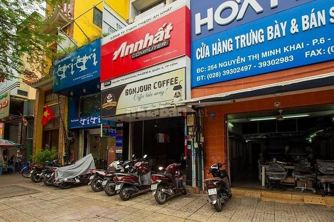 Cho thuê mặt bằng mặt tiền đường Nguyễn Thị Minh Khai, Quận 3