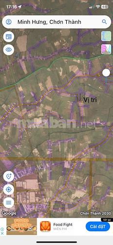 Cần Bán Gấp 500m2, 560tr, Tại p. Minh hưng tx Chơn Thành