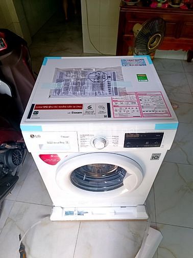 Máy giặt lồng ngang LG Inverter 9Kg FM1209S6W, mới 100% chính hãng rẻ
