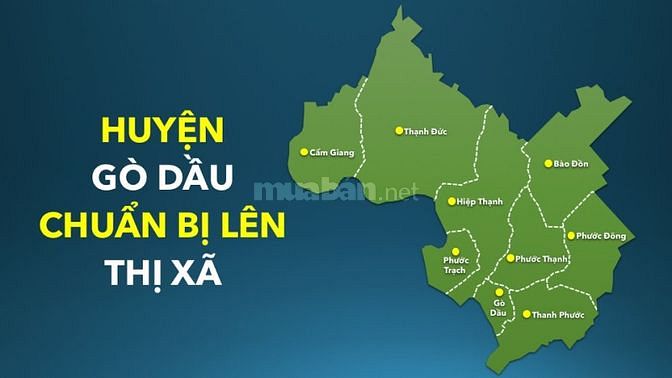 Bán đất ngay ngã tư nông trường đối diện KCN Phước Đông giá 680tr/130m