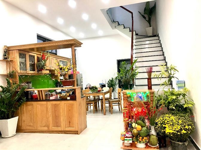 Nhà riêng 5m8 dài 20, 1 trệt 2 lầu, 1 sân thượng đường an Phú đông 25
