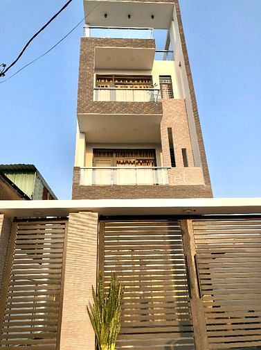 Nhà riêng 5m8 dài 20, 1 trệt 2 lầu, 1 sân thượng đường an Phú đông 25
