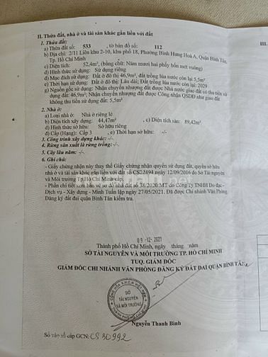 Bán nhà đường Liên Khu 2-10, Bình Hưng Hoà A, Bình tân,56m2