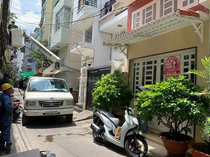 Hẻm Xe Hơi Thông LÊ HỒNG PHONG, Q.10, 4.1mx13m, 6Tầng, 6pn, 50m Ra Mặt