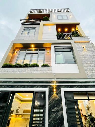 Nhà thiết kế Đẹp  Mới xây 3 lầu hẻm 4m 3PN Full nội thất cao cấp