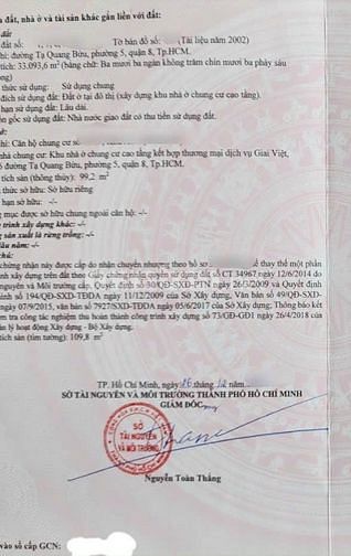 Giai Việt - Căn góc thoáng mát 3PN 109,8m2 SHR, nhà đẹp sàn gỗ ở liền