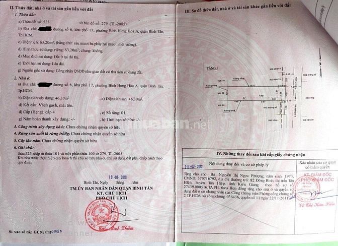 BÁN ĐẤT - HẺM LỚN - XE HƠI TẬN NHÀ