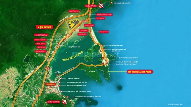 Bán gấp lô biệt thự 300m2 full thổ ngày QL1A - Bắc Vân Phong