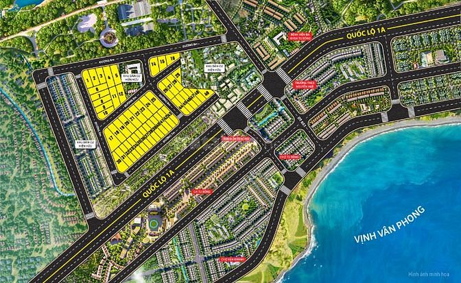 Bán gấp lô biệt thự 300m2 full thổ ngày QL1A - Bắc Vân Phong