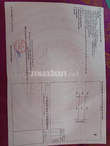 CẦN BÁN LÔ ĐẤT THỔ CƯ DIỆN TÍCH 100M2 XÃ AN VIỄN TRẢNG BOM ĐỒNG NAI