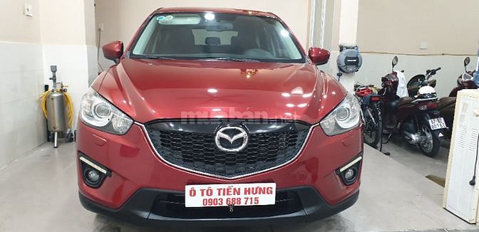 Bán Mazda CX5 premium 2.0 AWD 2 Cầu tự động đời T12/2014 đỏ 1 chủ 75%