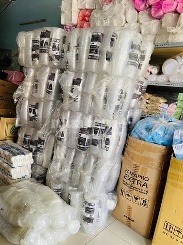 Cần sang cửa hàng đại lý mặt hàng sử dụng 1 lần, ly nhựa bịch các loại