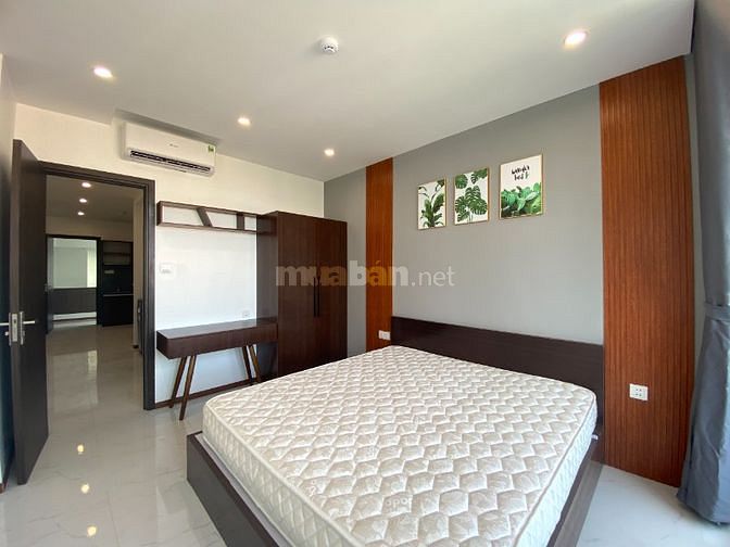 cho thuê căn hộ 1 phòng ngủ có ban công, hồ bơi, không gian xanh