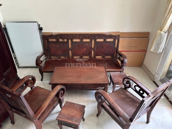 Thanh lý bộ bàn ghế, gỗ cẩm lai
