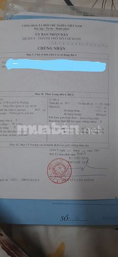 Bán đại hạ giá còn 9ty300tr dãy nhà trọ khu VIP Q9