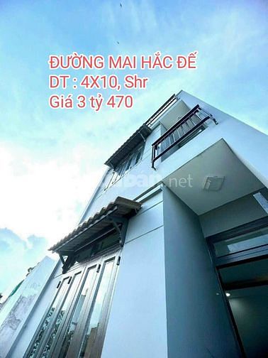 BÁN 2 CĂN NHÀ MẶT TIỀN MAI HẮC ĐẾ Q8, 5X12(M2), 9 TỶ