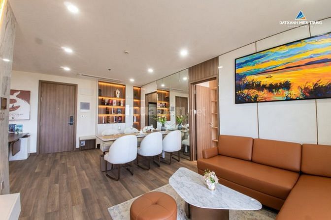 Gía ngoại giao căn hộ biển Đà Nẵng view đẹp 82m2 2PN full nội thất 